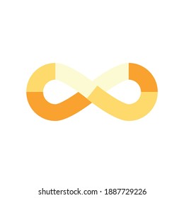 Infinity icon for graphic design projects