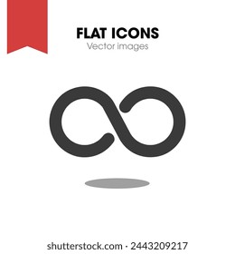 Infinity-Symbol für Grafikdesign-Projekte
