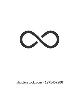 Infinity icon graphic design template vector isolated
