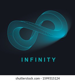 Infinity icon. Limitless symbol. Vector illustration.