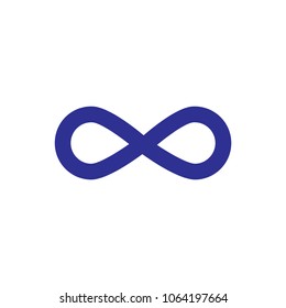 Infinity icon and logo sign