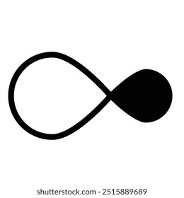 Infinity icon set. Symbols of endless, unlimited, eternal. Infinity, eternity, infinite, endless, loop symbols. infinity collection icons flat style.
