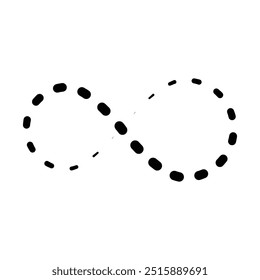 Infinity icon set. Symbols of endless, unlimited, eternal. Infinity, eternity, infinite, endless, loop symbols. infinity collection icons flat style.