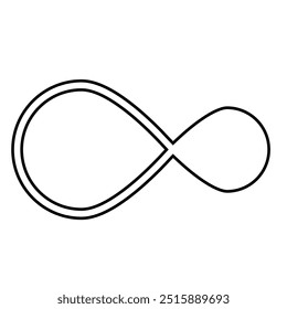 Infinity icon set. Symbols of endless, unlimited, eternal. Infinity, eternity, infinite, endless, loop symbols. infinity collection icons flat style.