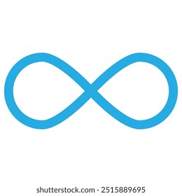 Infinity icon set. Symbols of endless, unlimited, eternal. Infinity, eternity, infinite, endless, loop symbols. infinity collection icons flat style.