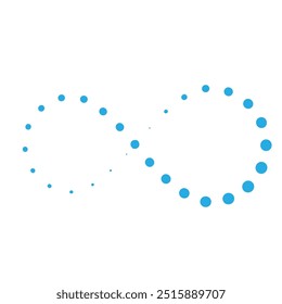 Infinity icon set. Symbols of endless, unlimited, eternal. Infinity, eternity, infinite, endless, loop symbols. infinity collection icons flat style.