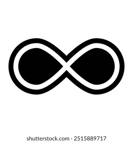 Infinity icon set. Symbols of endless, unlimited, eternal. Infinity, eternity, infinite, endless, loop symbols. infinity collection icons flat style.