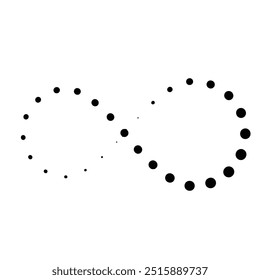 Infinity icon set. Symbols of endless, unlimited, eternal. Infinity, eternity, infinite, endless, loop symbols. infinity collection icons flat style.