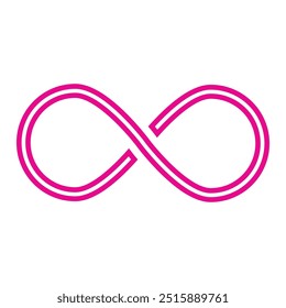 Infinity icon set. Symbols of endless, unlimited, eternal. Infinity, eternity, infinite, endless, loop symbols. infinity collection icons flat style.