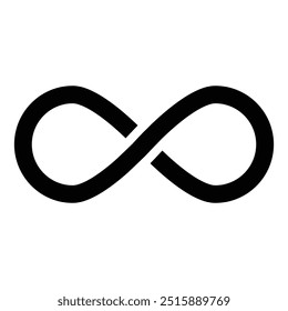Infinity icon set. Symbols of endless, unlimited, eternal. Infinity, eternity, infinite, endless, loop symbols. infinity collection icons flat style.