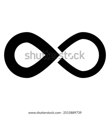 Infinity icon set. Symbols of endless, unlimited, eternal. Infinity, eternity, infinite, endless, loop symbols. infinity collection icons flat style.