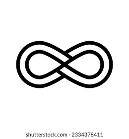Infinity icon. sign for mobile concept and web design. vector illustration