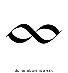 Infinity Icon Symbol Design. Vector illustration isolated on white background
