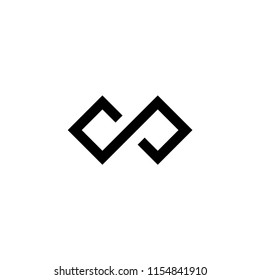 Infinity icon. Infinity symbol. Flat Vector illustration