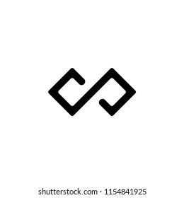 Infinity icon. Infinity symbol. Flat Vector illustration