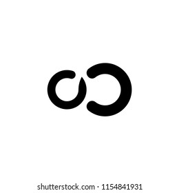 Infinity icon. Infinity symbol. Flat Vector illustration
