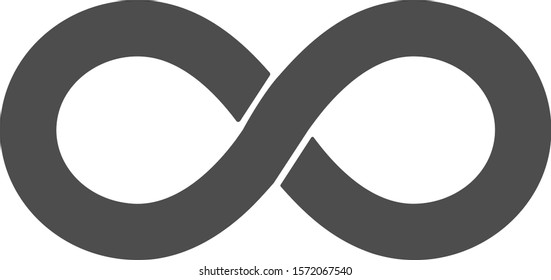 Infinity icon or symbol and Infinity sign vector