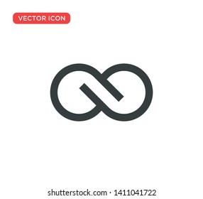 Infinity Icon Symbol Vector Illustration Design
