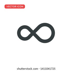 Infinity Icon Symbol Vector Illustration Design