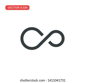 Infinity Icon Symbol Vector Illustration Design