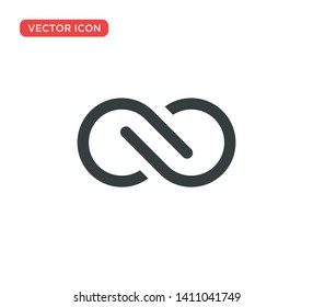 Infinity Icon Symbol Vector Illustration Design