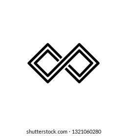 infinity icon template