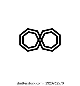 infinity icon trendy