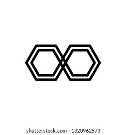 infinity icon trendy