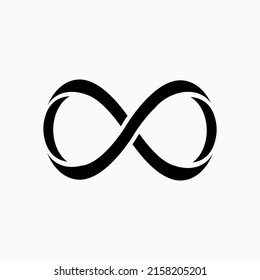 Infinity Icon Unlimit Glyph Style Forever Stock Vector (Royalty Free ...