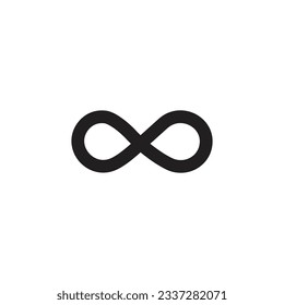 icono infinito. Infinito ilimitado, interminable, logos. Ilustración vectorial.