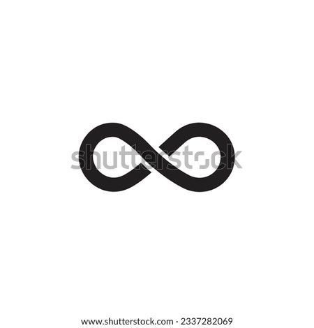 infinity icon. Unlimited infinity, endless, logos. Vector illustration.