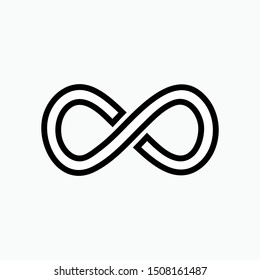 Infinity Icon. Unlimited, Forever Symbol for Design, Presentation, Website or Apps Elements. 