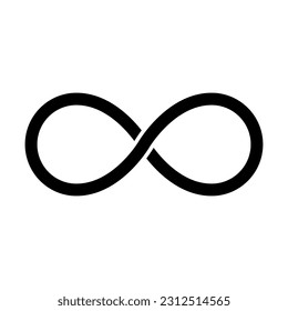 Infinity icon. Unlimited icon. Vector.