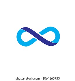 Infinity icon vector