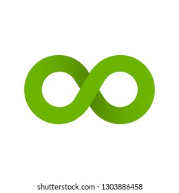 Infinity Icon Vector.