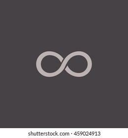Infinity Icon Vector.
