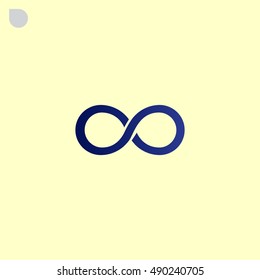 Infinity Icon Vector.