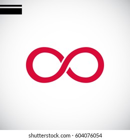 Infinity Icon Vector.