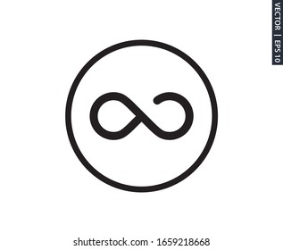 infinity icon vector design element logo template
