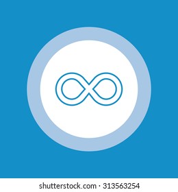 Infinity Icon . Vector illustration