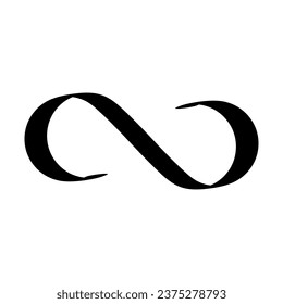 infinity icon vector illustration eps