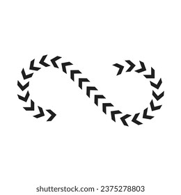 infinity icon vector illustration eps 