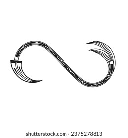 icono infinito ilustraciones vectoriales