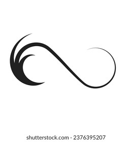 infinity icon vector illustration eps