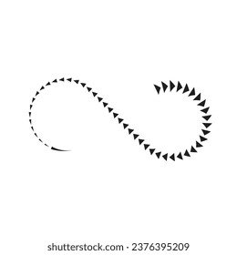 infinity icon vector illustration eps 