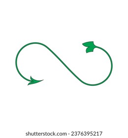 infinity icon vector illustration eps