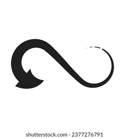 infinity icon vector illustration eps 