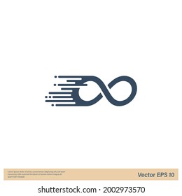 infinity icon vector illustration logo template