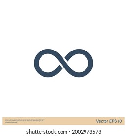 infinity icon vector illustration logo template