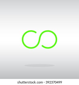 Infinity Icon Vector. Infinity Icon JPEG. Infinity Icon Picture.